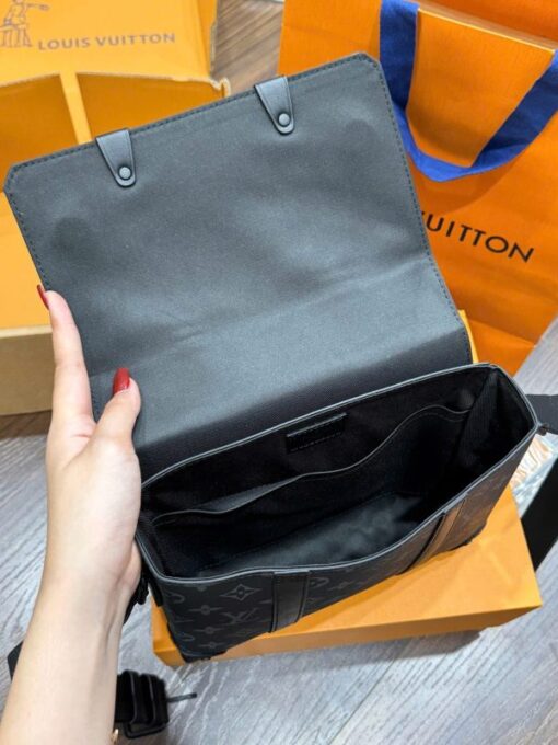 Louis Vuitton LV Eclipse Men’s Handbag Super Premium Monogram Gray 24x18x5.5cm - Image 5