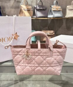 Dior Hobo Super Premium Women’s Handbag Light Pink 28.5x19x21.5cm