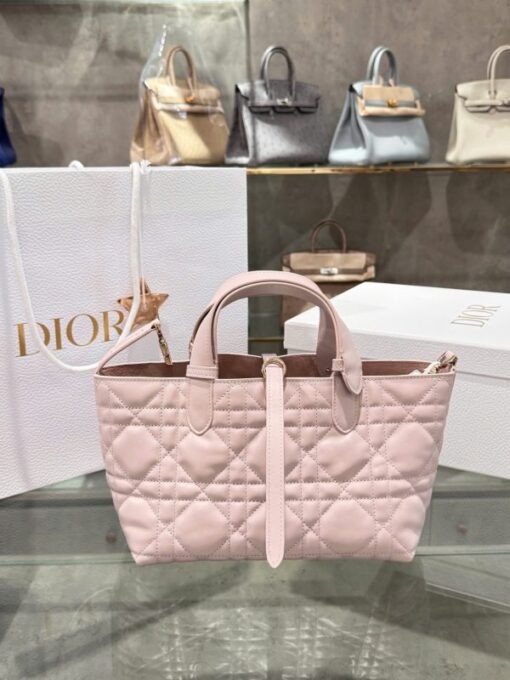 Dior Hobo Super Premium Women’s Handbag Light Pink 28.5x19x21.5cm - Image 5