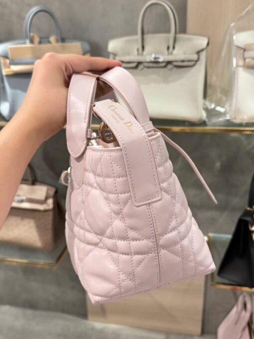 Dior Hobo Super Premium Women’s Handbag Light Pink 28.5x19x21.5cm - Image 8