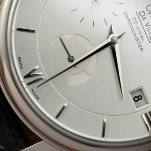 Omega De Ville Prestige Power Reserve Replica 11 Watches White Dial Leather Strap 39.5mm - Image 5