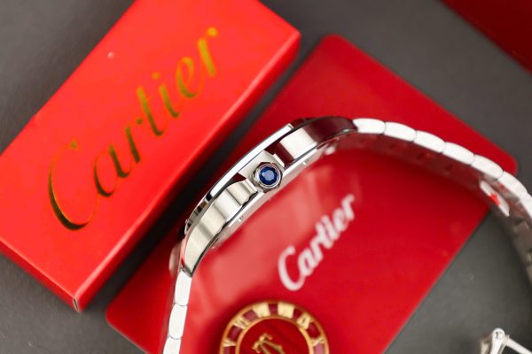 Cartier Santos Replica 11 Watch Gray Dial AF Factory 39.8mm - Image 10
