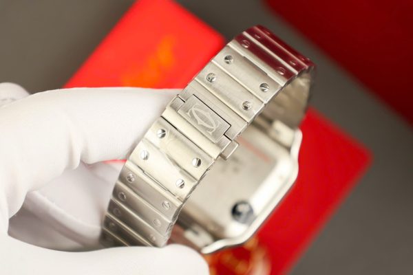 Cartier Santos Replica 11 Watch Gray Dial AF Factory 39.8mm - Image 13
