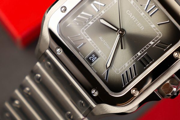 Cartier Santos Replica 11 Watch Gray Dial AF Factory 39.8mm - Image 9