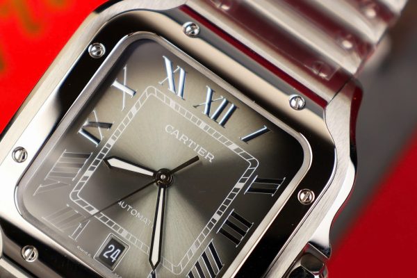 Cartier Santos Replica 11 Watch Gray Dial AF Factory 39.8mm - Image 8