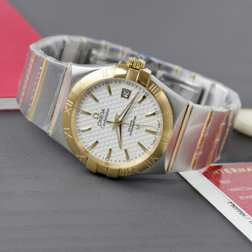 Omega Constellation Co-Axial Fake Watch Metal Wire 38mm - Image 4