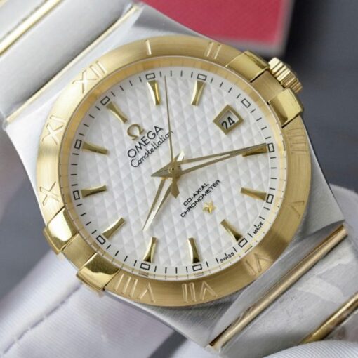 Omega Constellation Co-Axial Fake Watch Metal Wire 38mm - Image 5