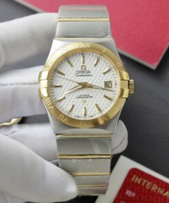 Omega Constellation Co-Axial Fake Watch Metal Wire 38mm