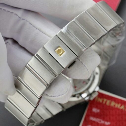 Omega Constellation Co-Axial Clone Watch White Dial 38mm - Image 10