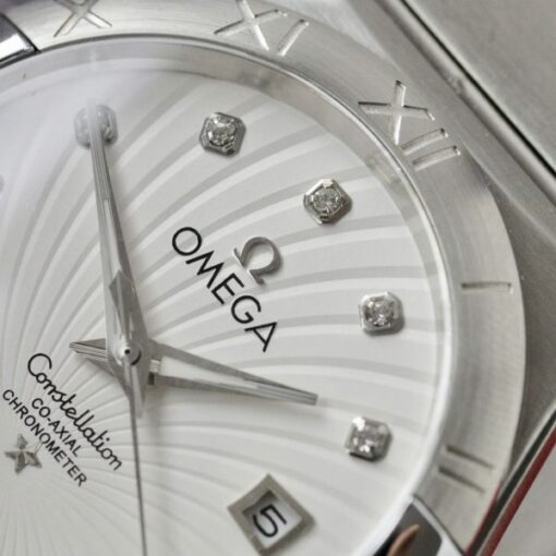 Omega Constellation Co-Axial Clone Watch White Dial 38mm - Image 6