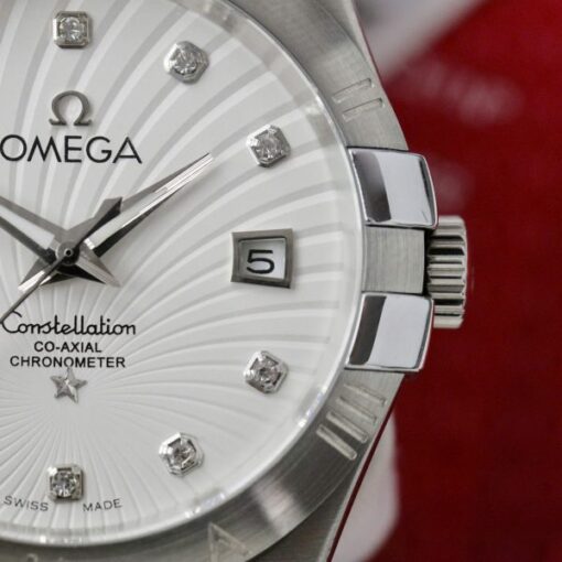 Omega Constellation Co-Axial Clone Watch White Dial 38mm - Image 7