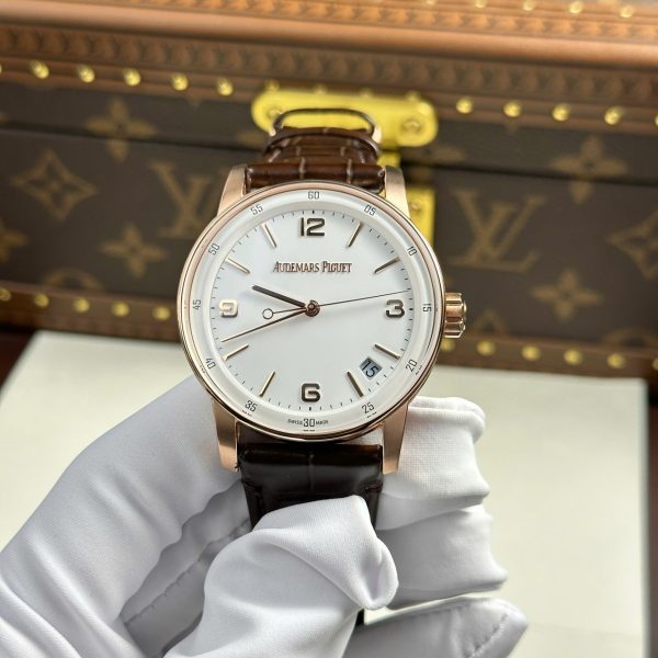 Audemars Piguet Replica Watch Code 11.59 Selfwinding 15210OR White Dial APS Factory 41mm - Image 2