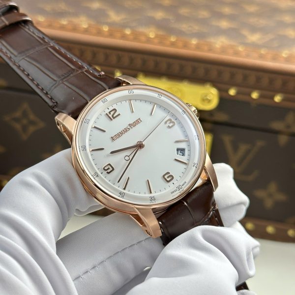 Audemars Piguet Replica Watch Code 11.59 Selfwinding 15210OR White Dial APS Factory 41mm - Image 4