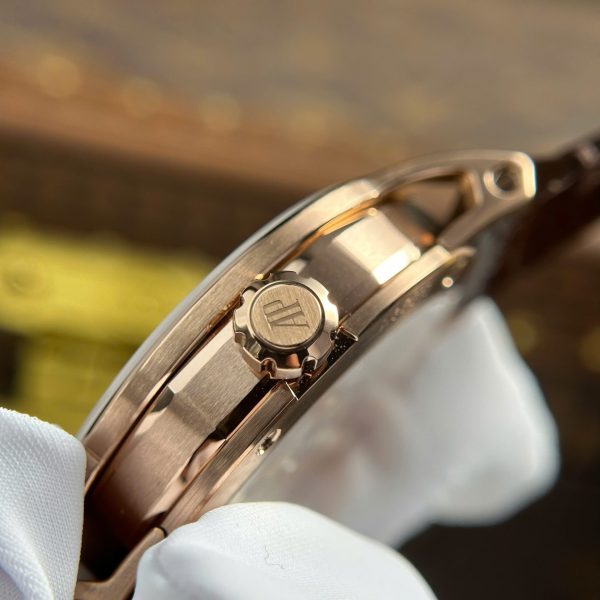 Audemars Piguet Replica Watch Code 11.59 Selfwinding 15210OR White Dial APS Factory 41mm - Image 10