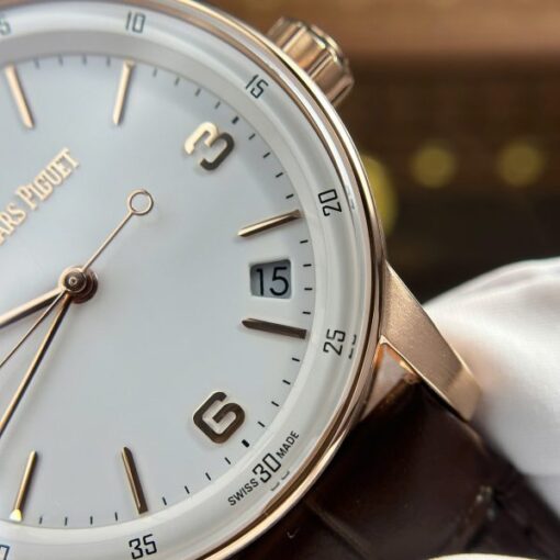 Audemars Piguet Replica Watch Code 11.59 Selfwinding 15210OR White Dial APS Factory 41mm - Image 9