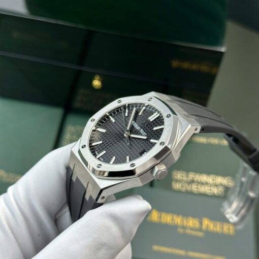 Audemars Piguet Royal Oak 15500 Replica Watch Dial Black Rubber Strap APS Factory 41mm - Image 5