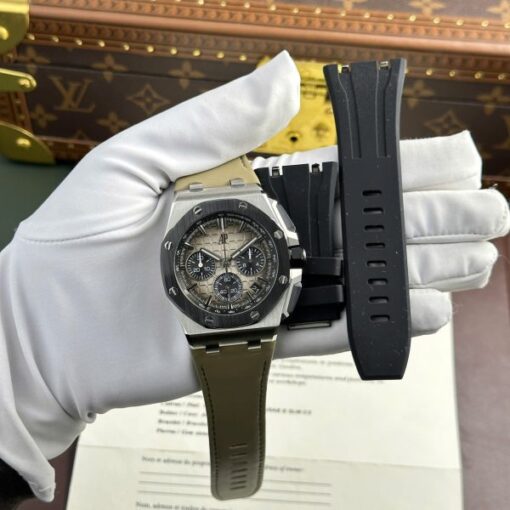Audemars Piguet Royal Oak Offshore Chronograph 26420 Replica Watch Gray Dial APP Factory 43mm - Image 2