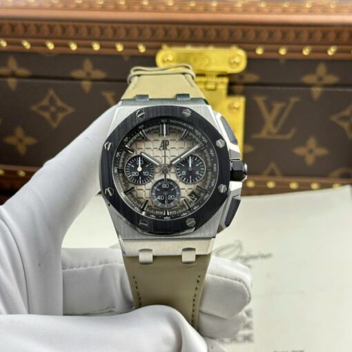 Audemars Piguet Royal Oak Offshore Chronograph 26420 Replica Watch Gray Dial APP Factory 43mm - Image 3