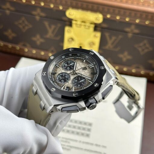 Audemars Piguet Royal Oak Offshore Chronograph 26420 Replica Watch Gray Dial APP Factory 43mm - Image 8