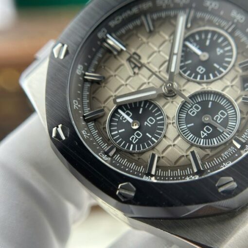 Audemars Piguet Royal Oak Offshore Chronograph 26420 Replica Watch Gray Dial APP Factory 43mm - Image 6