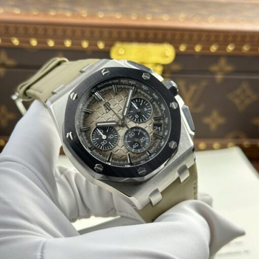 Audemars Piguet Royal Oak Offshore Chronograph 26420 Replica Watch Gray Dial APP Factory 43mm - Image 4