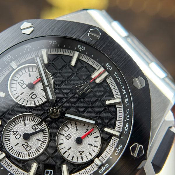 Audemars Piguet Royal Oak Offshore Chronograph 26420 Replica Watch Black Dial APP Factory 43mm - Image 7