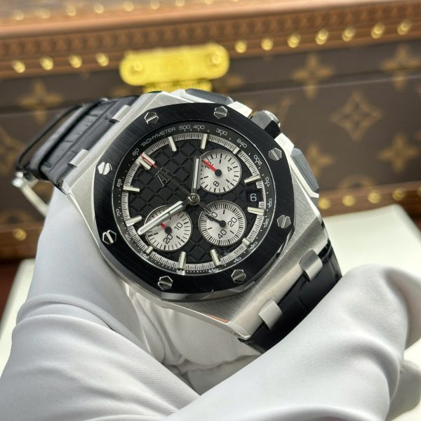 Audemars Piguet Royal Oak Offshore Chronograph 26420 Replica Watch Black Dial APP Factory 43mm - Image 5