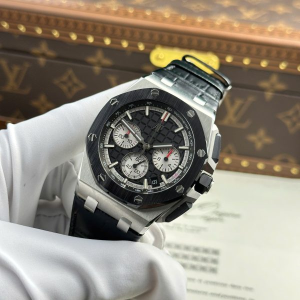 Audemars Piguet Royal Oak Offshore Chronograph 26420 Replica Watch Black Dial APP Factory 43mm - Image 4
