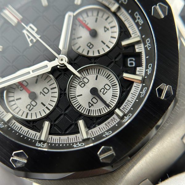 Audemars Piguet Royal Oak Offshore Chronograph 26420 Replica Watch Black Dial APP Factory 43mm - Image 8