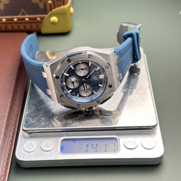 Audemars Piguet Royal Oak Offshore Chronograph 26420 Replica Watch Blue Dial APP Factory 43mm - Image 3