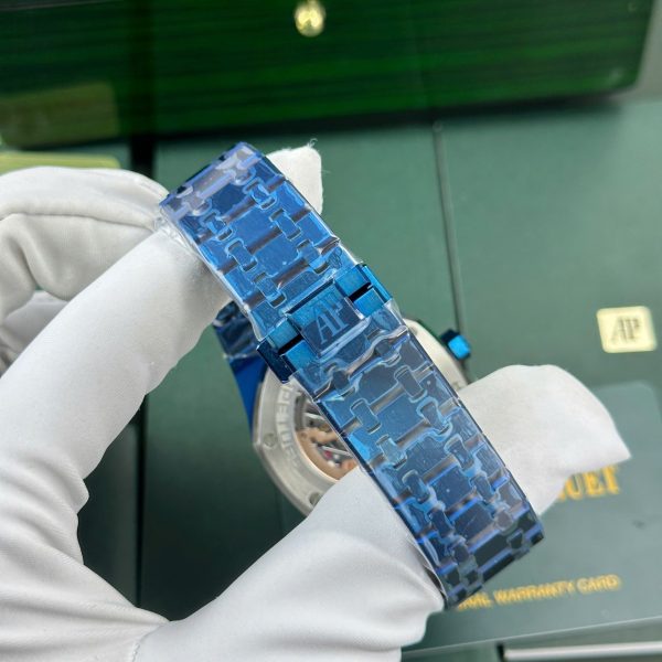 Audemars Piguet Royal Oak Perpetual Calendar 26579CS Replica Watch Blue BBR Factory 41mm - Image 12