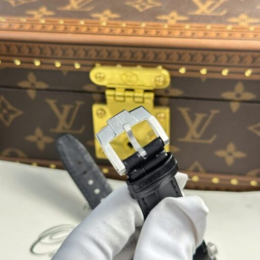 Audemars Piguet 26600 Tourbillon Openworked Replica Watch Leather Strap 41mm - Image 13