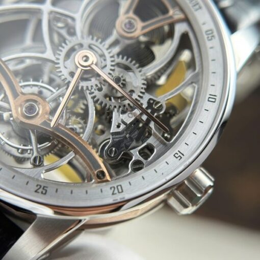 Audemars Piguet 26600 Tourbillon Openworked Replica Watch Leather Strap 41mm - Image 8