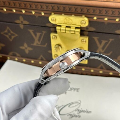 Audemars Piguet 26600 Tourbillon Openworked Replica Watch Leather Strap 41mm - Image 10