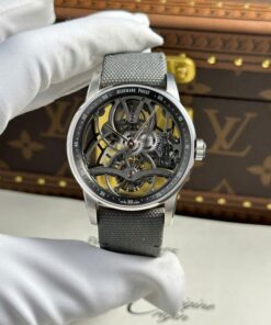 Alternative view of Audemars Piguet 26600 Tourbillon Openworked Replica 11 Watch Gray 41mm