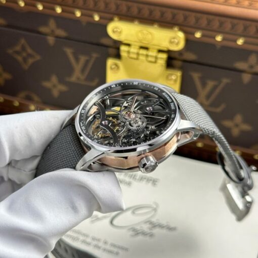 Audemars Piguet 26600 Tourbillon Openworked Replica 11 Watch Gray 41mm - Image 8
