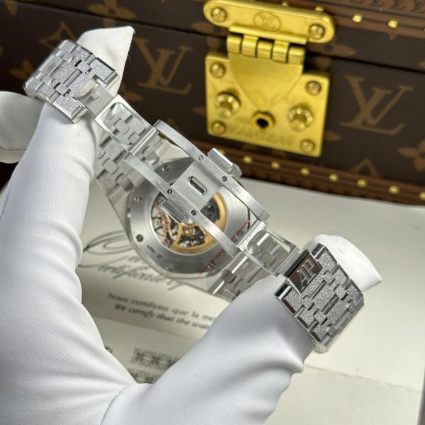 Audemars Piguet Royal Oak Frosted 15407 Replica 11 Watch Skeleton Dial THB Factory 41mm - Image 14