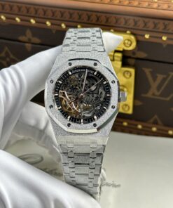 Audemars Piguet Royal Oak Frosted 15407 Replica 11 Watch Skeleton Dial THB Factory 41mm