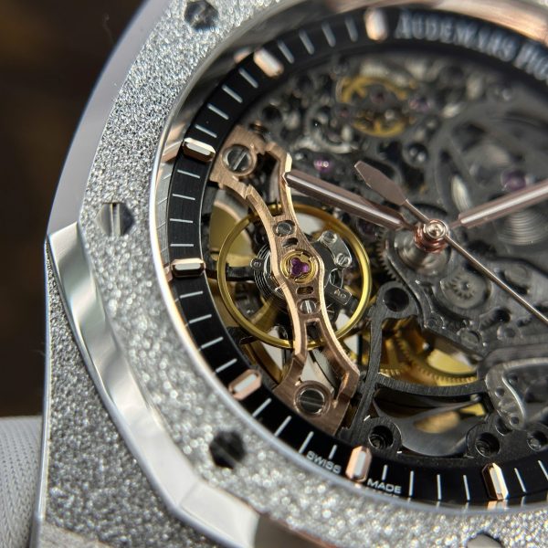 Audemars Piguet Royal Oak Frosted 15407 Replica 11 Watch Skeleton Dial THB Factory 41mm - Image 8