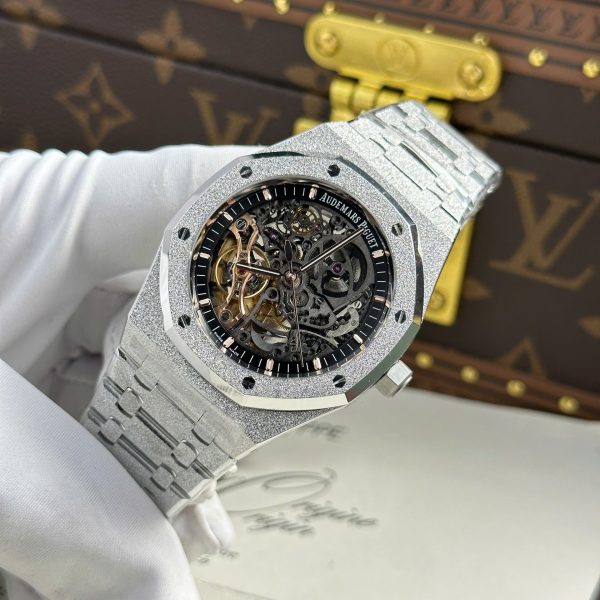 Audemars Piguet Royal Oak Frosted 15407 Replica 11 Watch Skeleton Dial THB Factory 41mm - Image 4