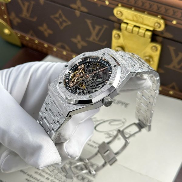 Audemars Piguet Royal Oak Frosted 15407 Replica 11 Watch Skeleton Dial THB Factory 41mm - Image 9
