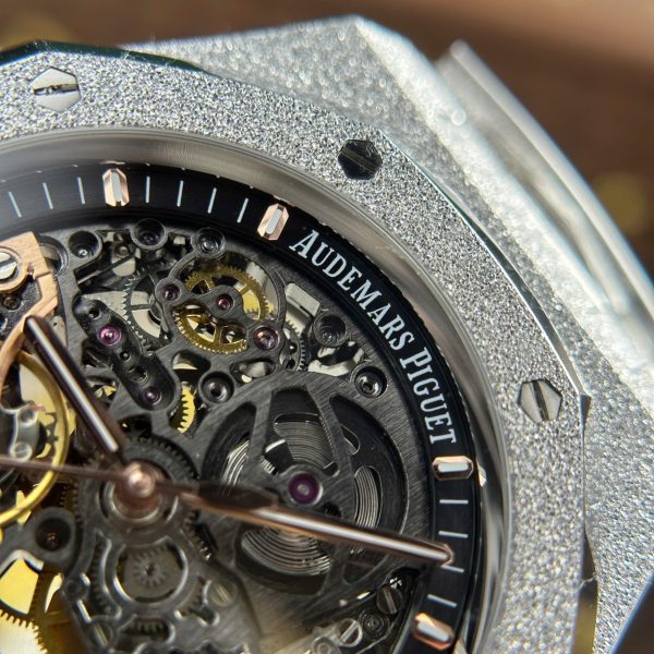 Audemars Piguet Royal Oak Frosted 15407 Replica 11 Watch Skeleton Dial THB Factory 41mm - Image 6