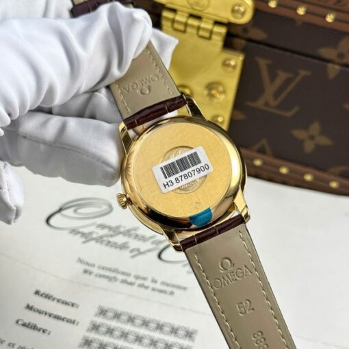 Omega De Ville Prestige Power Reserve Replica 11 Watch Leather Strap 39.5mm - Image 11