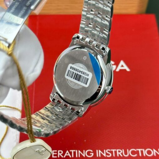 Omega De Ville Prestige Power Reserve Replica Watch White Dial Metal Wire 39.5mm - Image 12