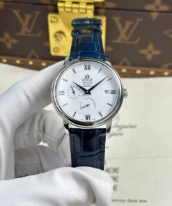 Omega Replica Watch De Ville Prestige Power Reserve White Dial 39.5mm
