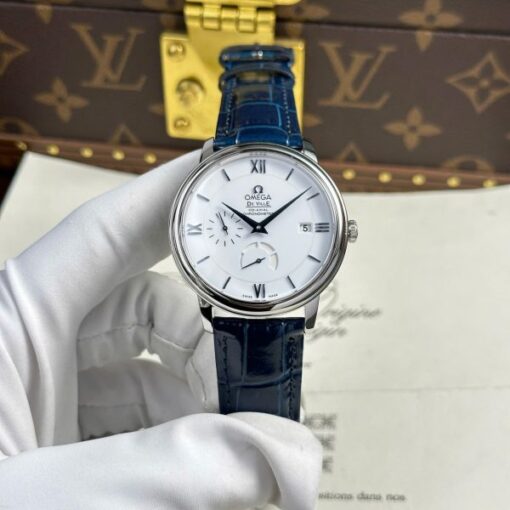 Omega Replica Watch De Ville Prestige Power Reserve White Dial 39.5mm - Image 2