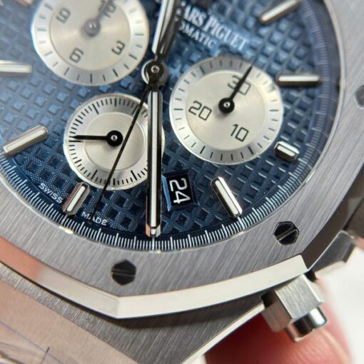 Audemars Piguet Copies Watches Royal Oak 26331 Chronograph Dial Blue 41mm - Image 8