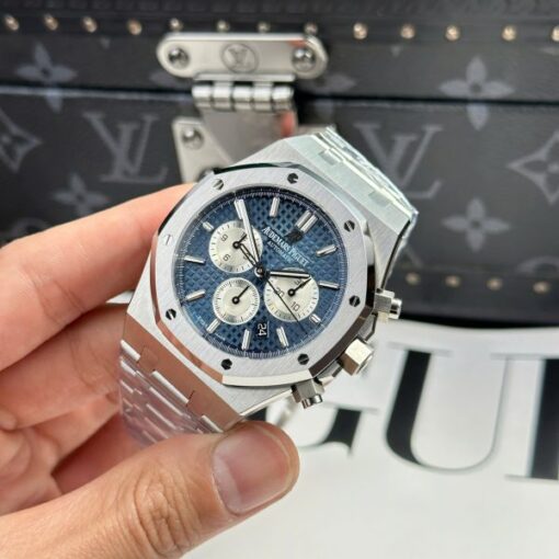 Audemars Piguet Copies Watches Royal Oak 26331 Chronograph Dial Blue 41mm - Image 5