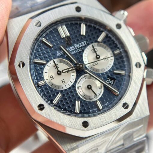 Audemars Piguet Copies Watches Royal Oak 26331 Chronograph Dial Blue 41mm - Image 6