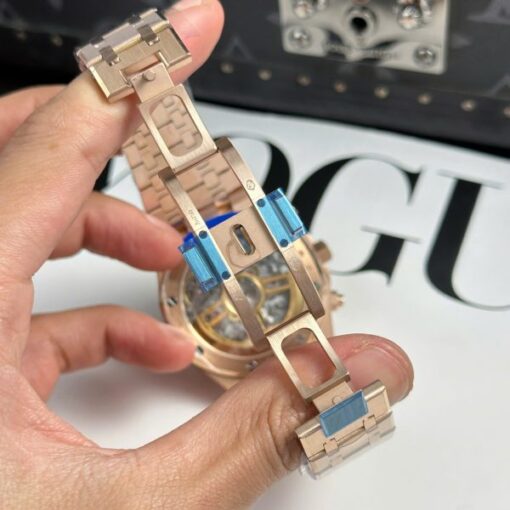 Audemars Piguet Royal Oak 26240 Rose Gold Replica Watch Dial Blue APS Factory 41mm - Image 11